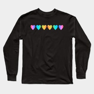 Pride Hearts Long Sleeve T-Shirt